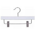 12" Children's Wooden Wavy Top Hanger (White)